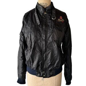 Vintage Upstream Racing Division Black Bomber Jacket